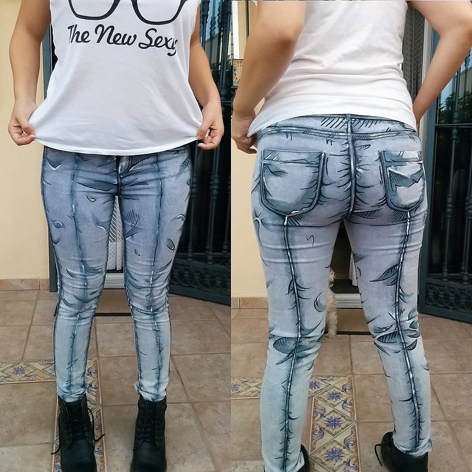 Obrázek Cell shaded jeans