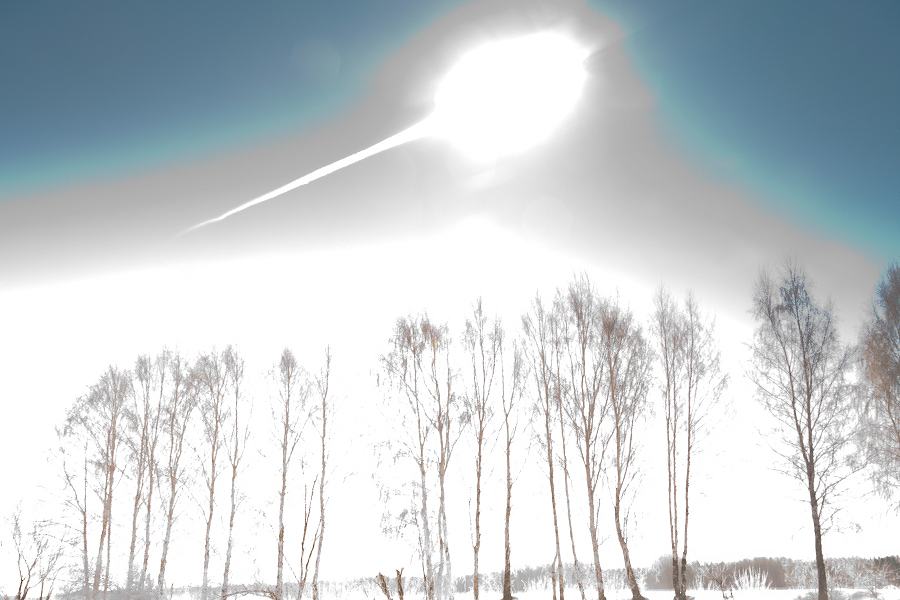 Obrázek Chelyabinsk Meteor Flash