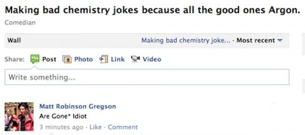 Obrázek Chemistry Joke Correction Fail