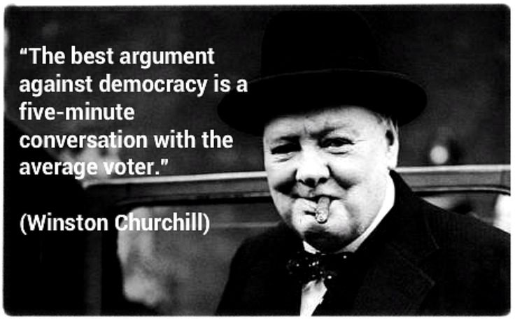 Obrázek Churchill na volby