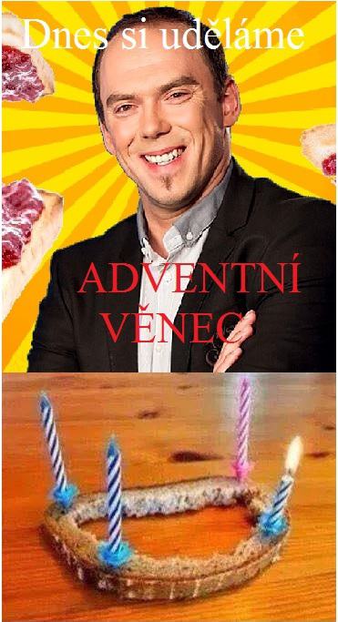 Obrázek Chutny a levny adventni venec Ladi Hrusky