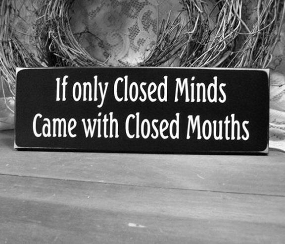 Obrázek Closed Minds Closed Mouths