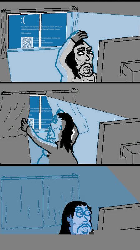 Obrázek Closing the bluescreen windows