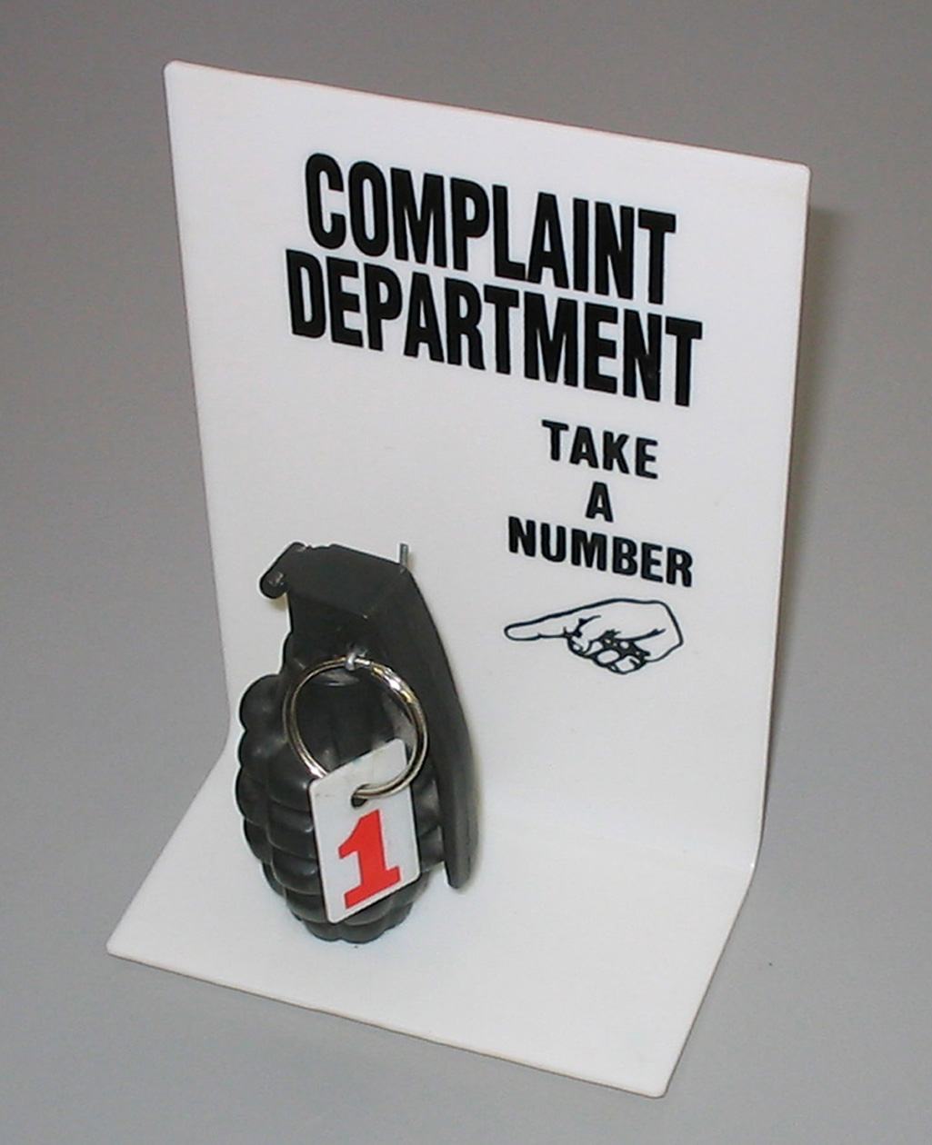 Obrázek Complaint Department