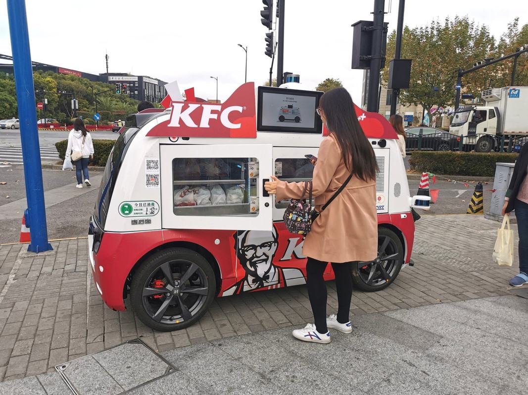 Obrázek Contactless KFC in Shanghai