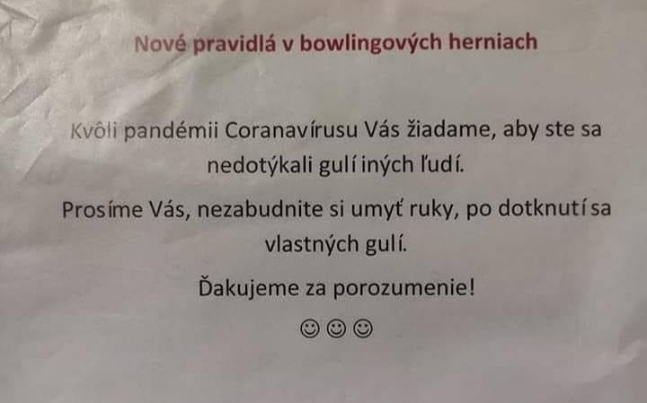 Obrázek Covid bowling