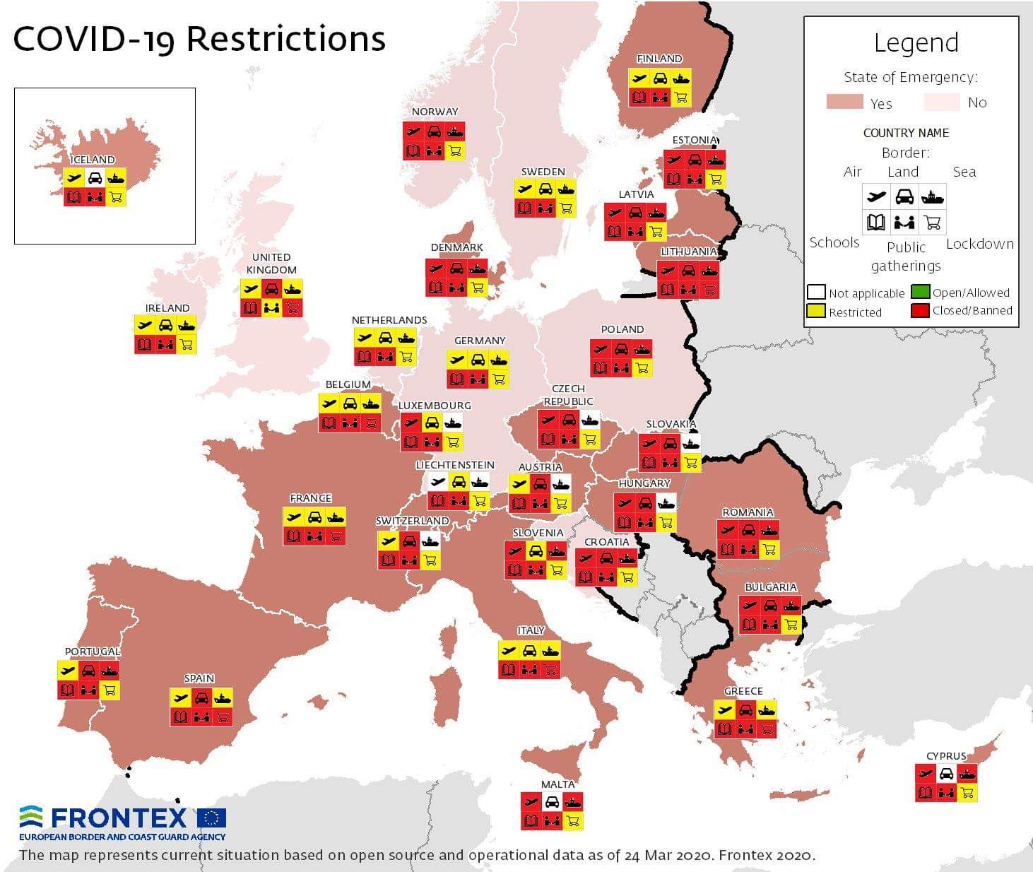 Obrázek Covid restriction