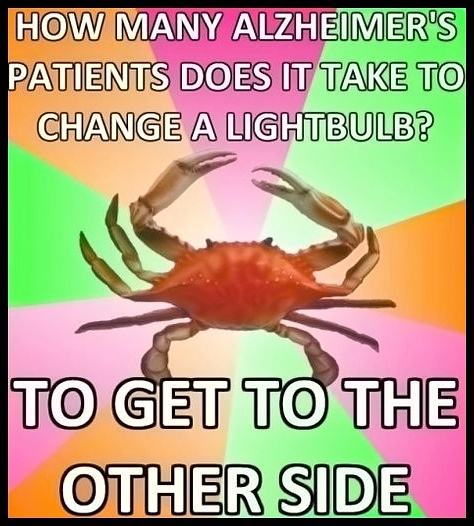 Obrázek Crab-Alzheimer-joke