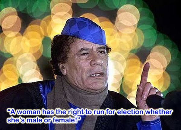Obrázek Craziest Gadaffi Quotes Ever1