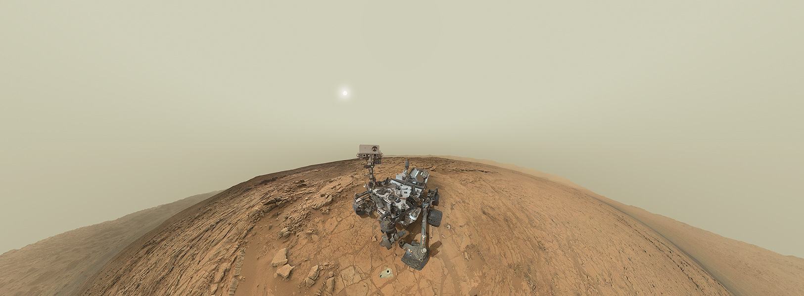 Obrázek Curiosity Self-Portrait Panorama