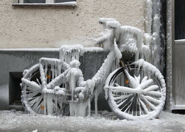 Obrázek Cyklo zmrzlo