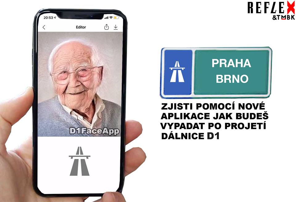 Obrázek D1 Faceapp