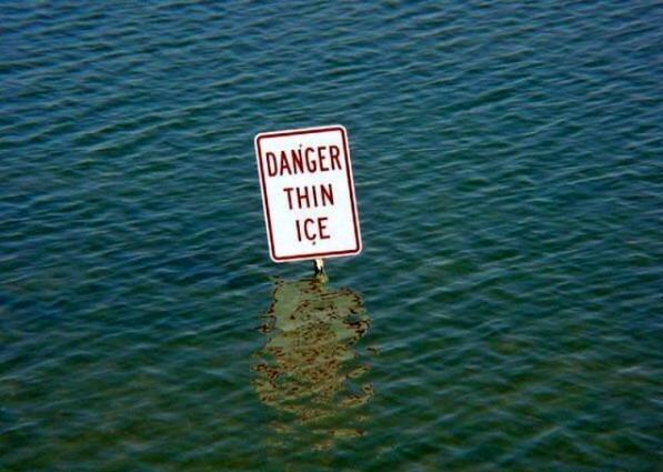 Obrázek Danger thin ice