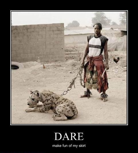 Obrázek Dare make fun of my skirt