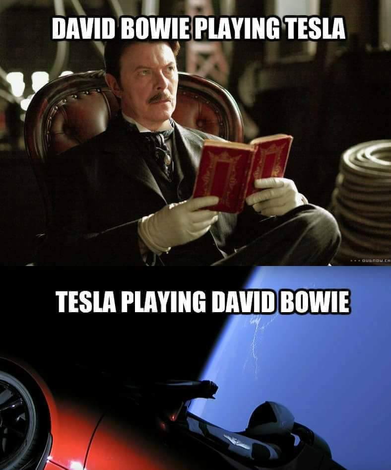 Obrázek David Bowie playing Tesla