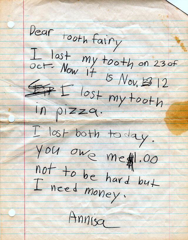 Obrázek Dear tooth fairy