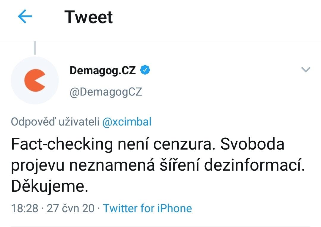 Obrázek Demagog cz netusi co je svoboda slova