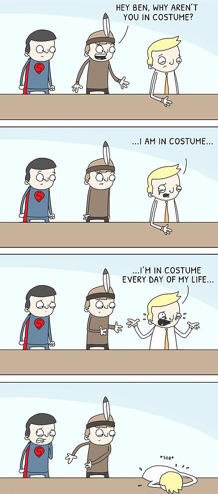 Obrázek Depressive Halloween comic of the day