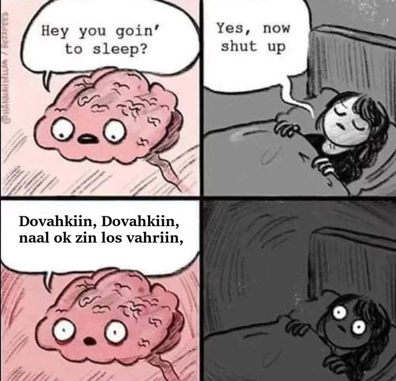 Obrázek Dont sleep Dovahkin