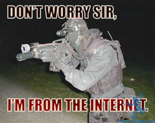Obrázek Dont worry Im from the Internet1