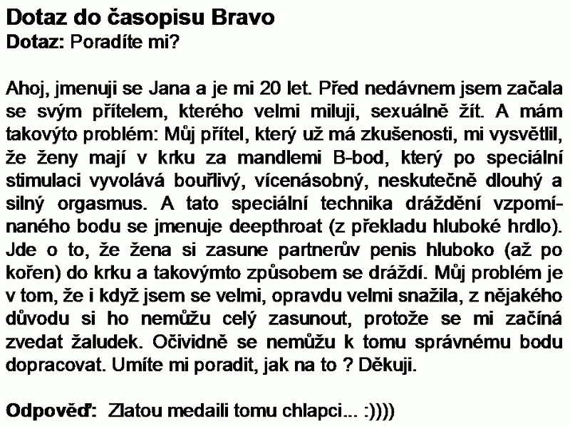 Obrázek Dotaz z Brava