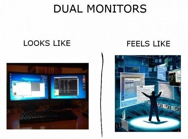 Obrázek Duals monitors