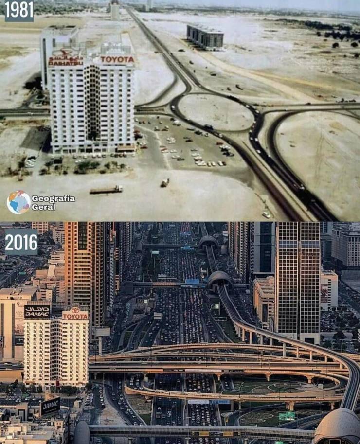 Obrázek Dubai changes in 35 years
