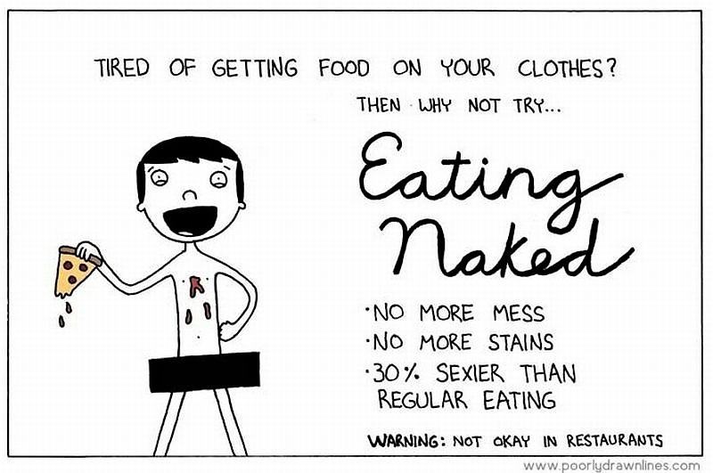 Obrázek Eating naked 22-12-2011