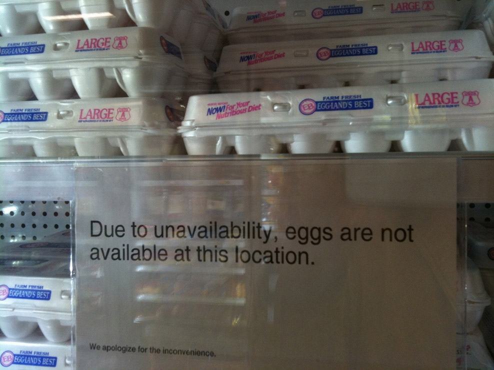Obrázek Eggs are unavailable