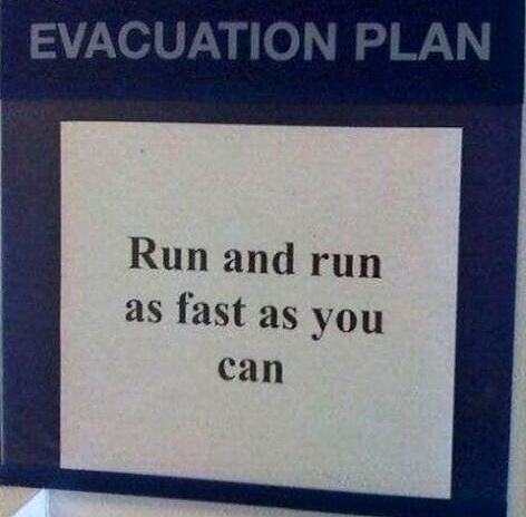 Obrázek Evacuation plan