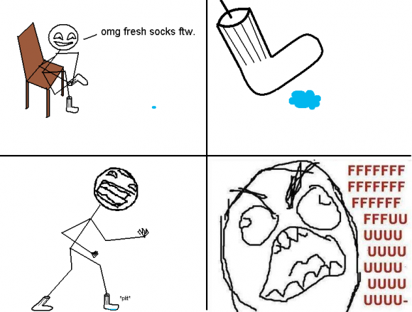 Obrázek FFFFFUUUUUUUU socks