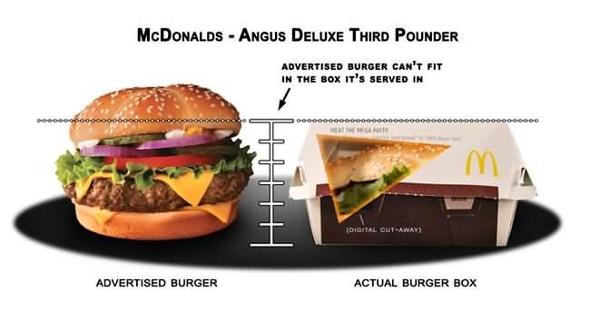 Obrázek Fast Food Advertising Vs The Truth3