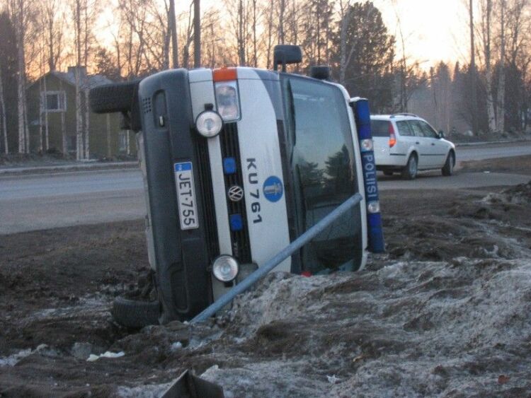 Obrázek Finnish Police car crash