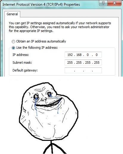 Obrázek Forever alone submask