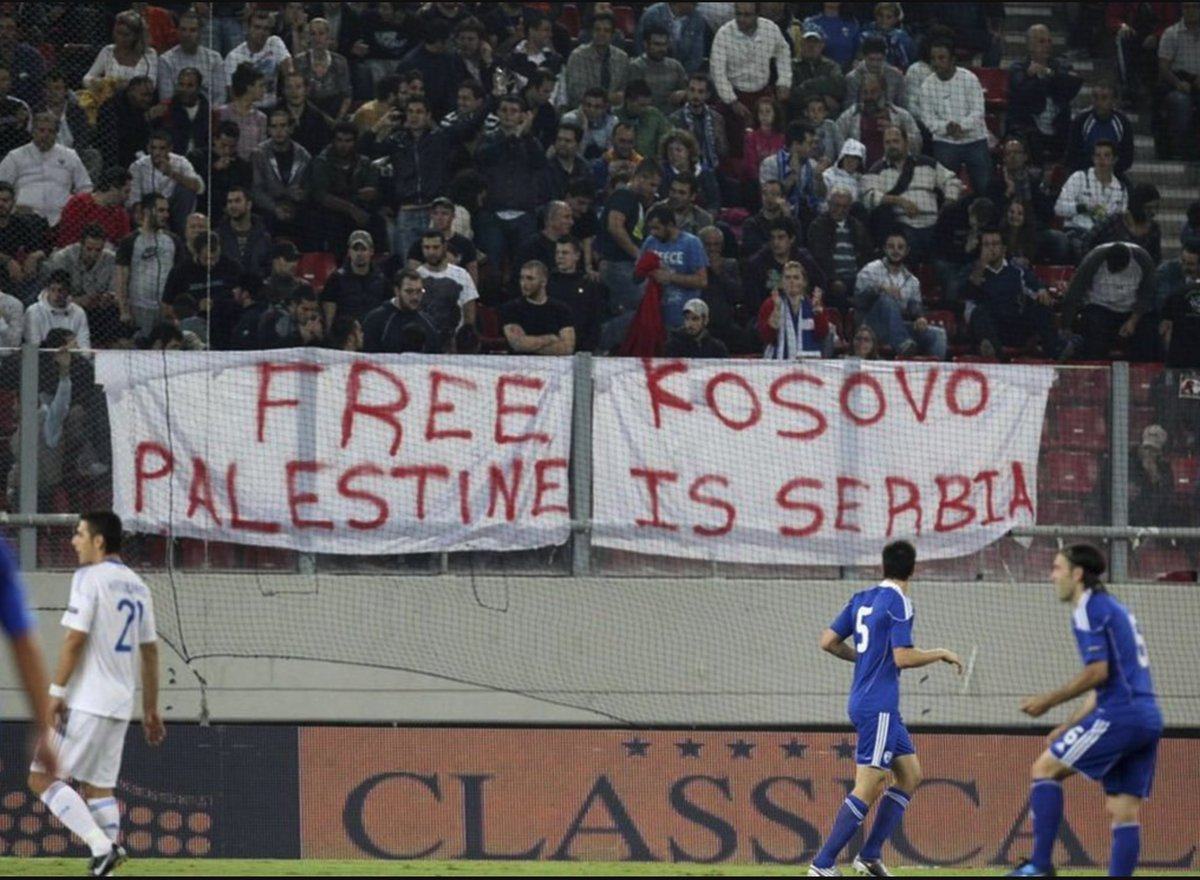 Obrázek Free Kosovo Palestine is Serbia