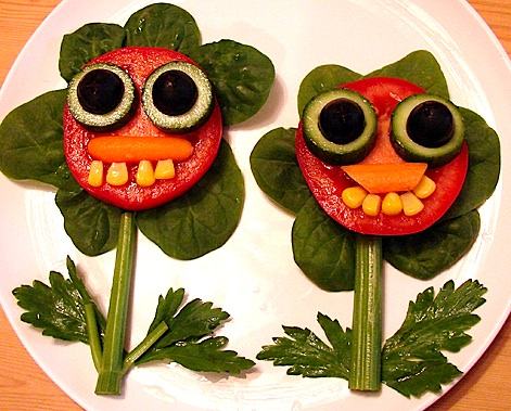 Obrázek Funny food flowers