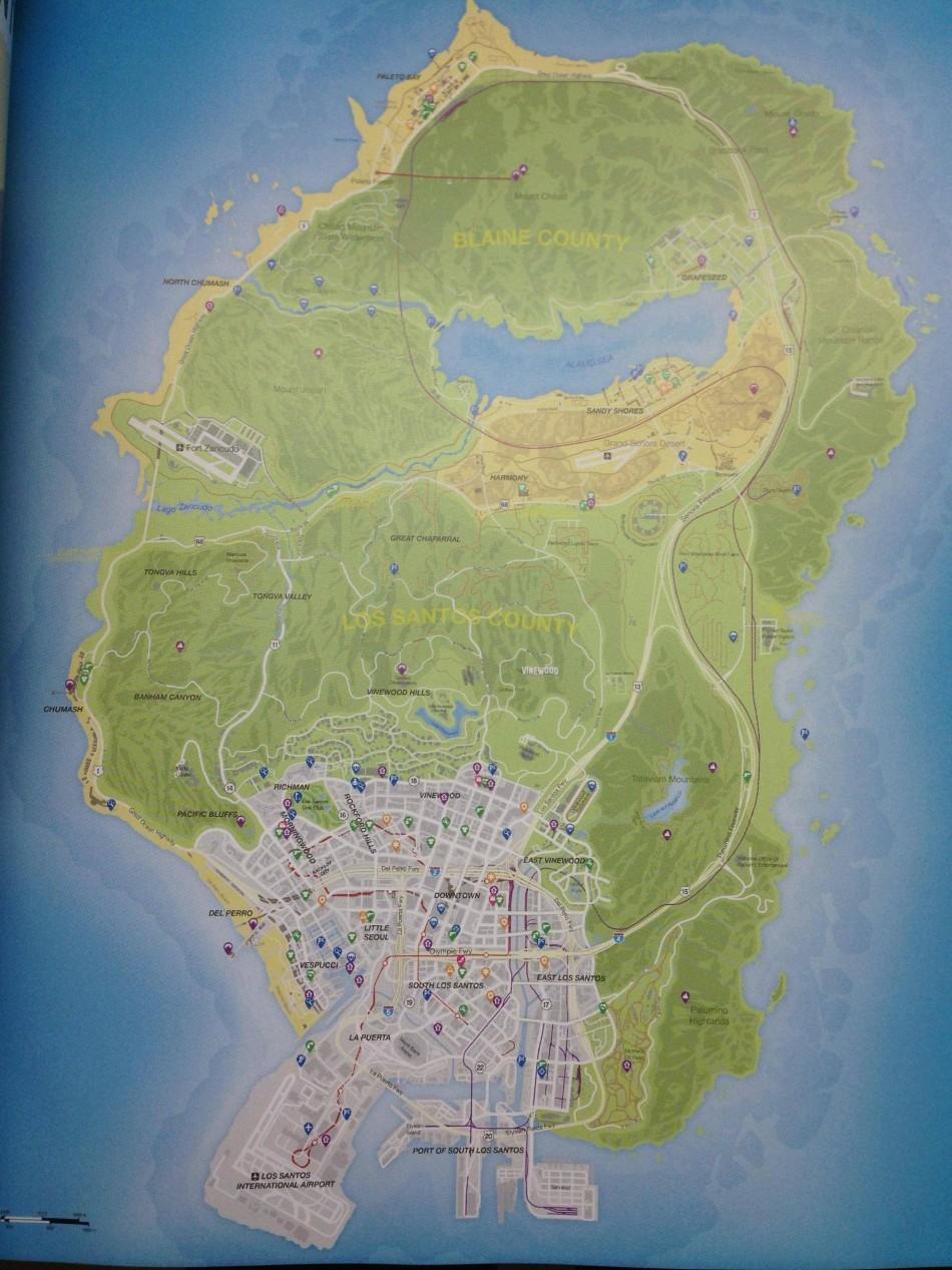 Obrázek GTA V MAPA