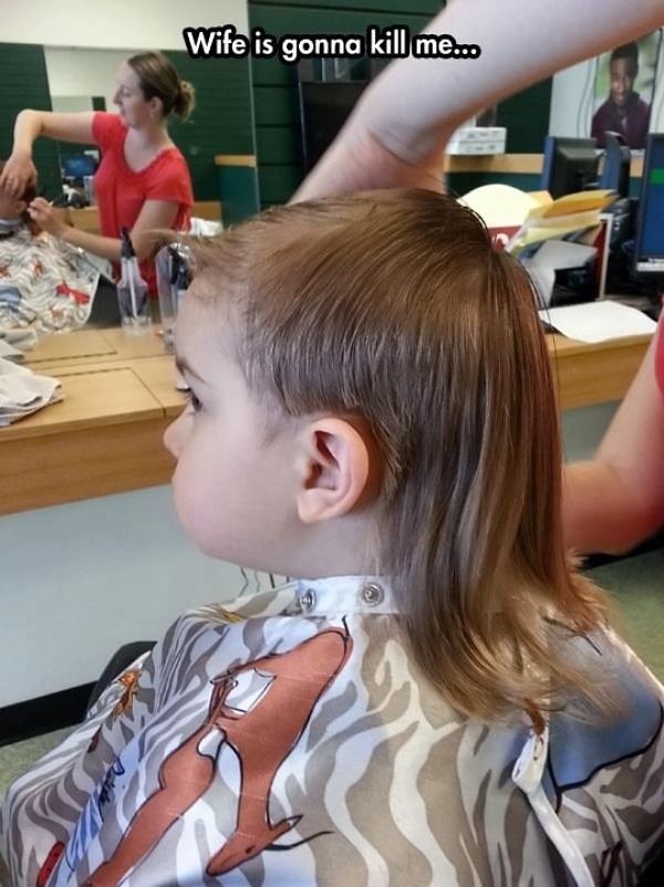 Obrázek Getting A Haircut.  