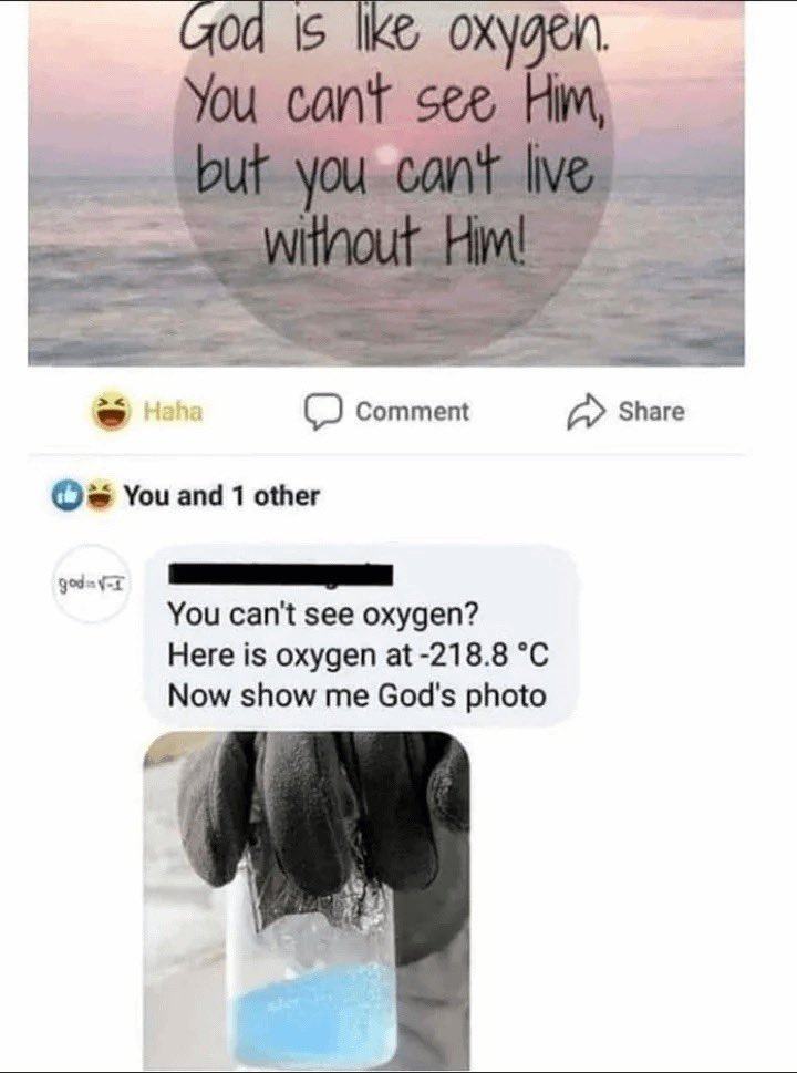 Obrázek God is like oxigen