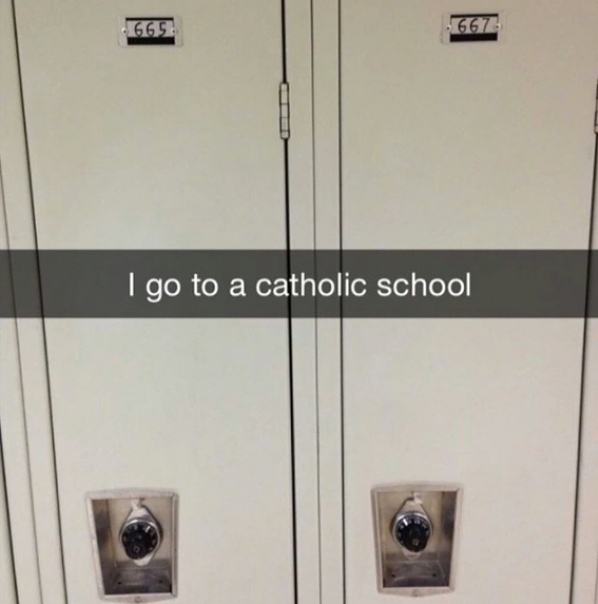 Obrázek Going to Catholic school