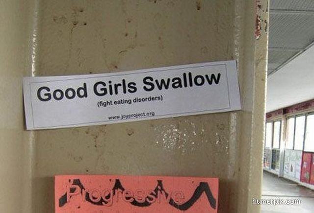 Obrázek Good girls swallow