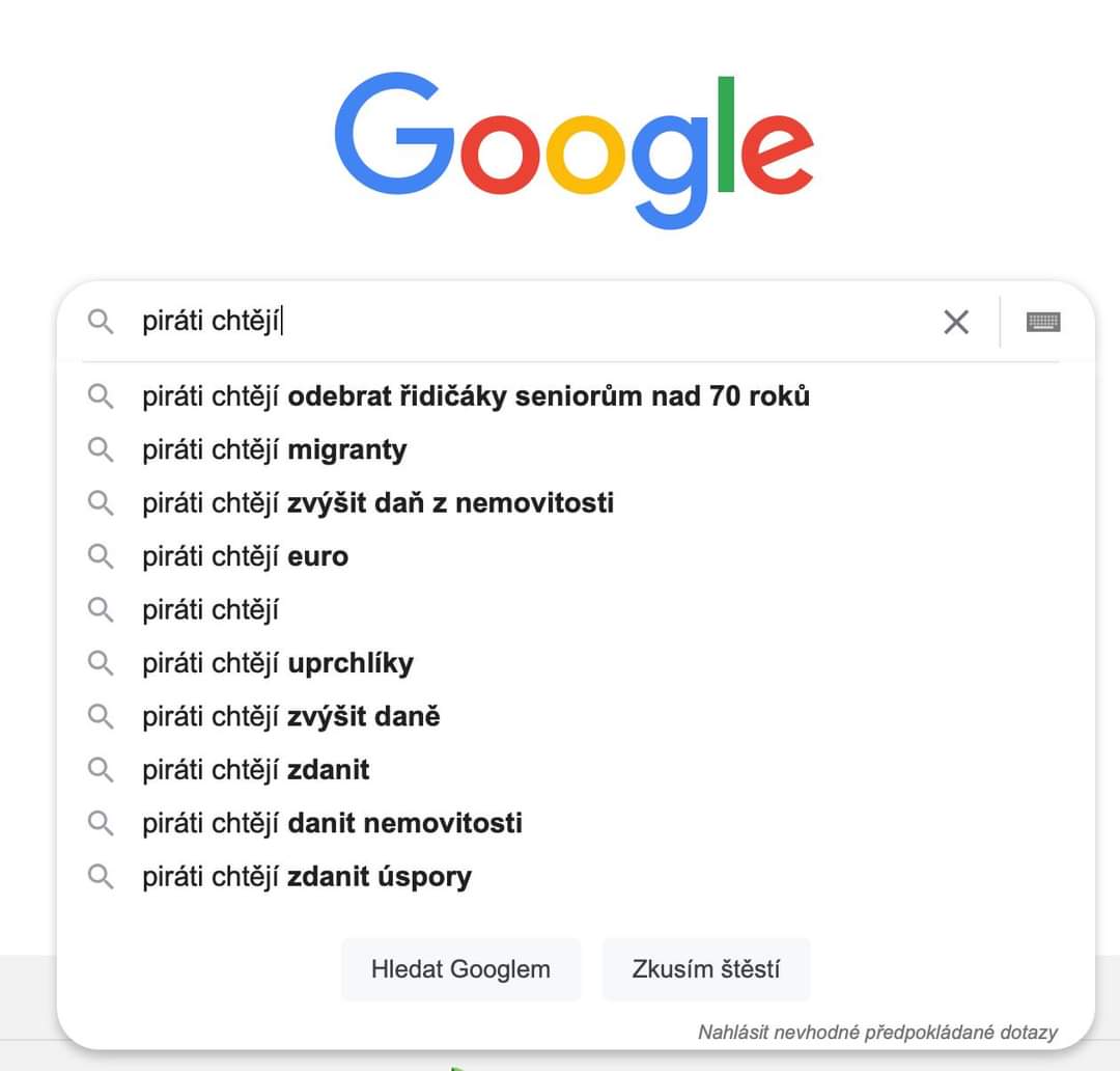 Obrázek Google piratstvo