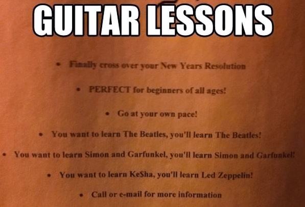 Obrázek Guitar Lessons 