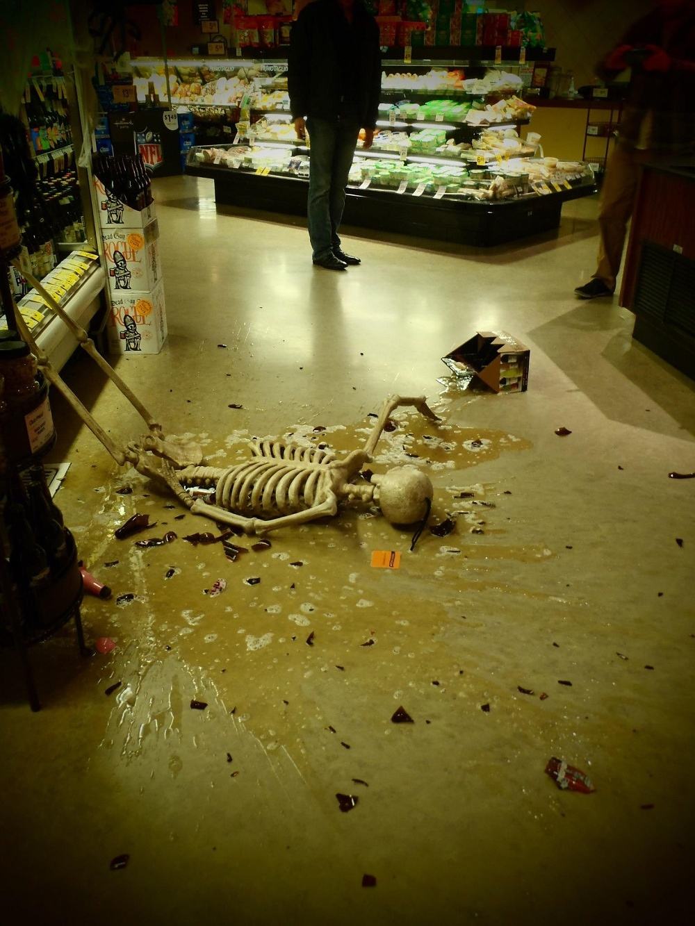 Obrázek Halloween display fell over