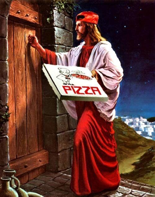 Obrázek He Delivers Hope and Pizza