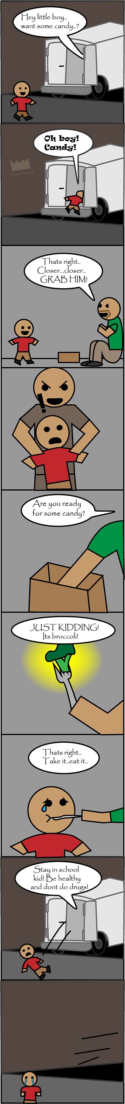 Obrázek Hey  little boy Want some candy
