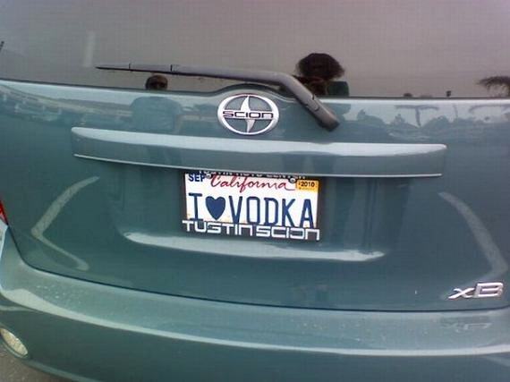 Obrázek Hilarious License Plates3