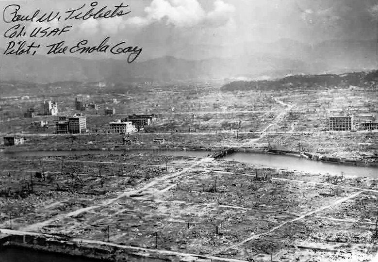 Obrázek Hiroshima autograph Tibbets