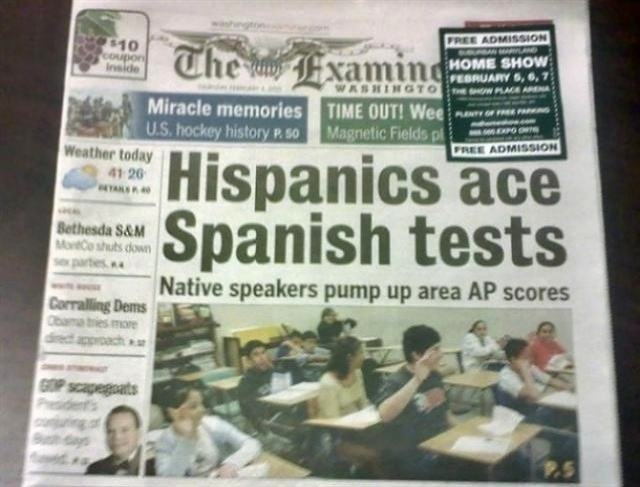 Obrázek Hispanics Ace Spanish Test 19-12-2011