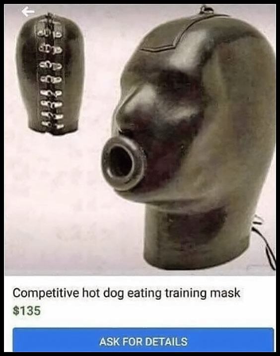 Obrázek Hot Dog Eating Contest Mask